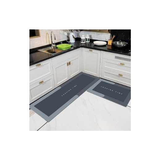 Kitchen Mats for Floor Set of 2 Pcs